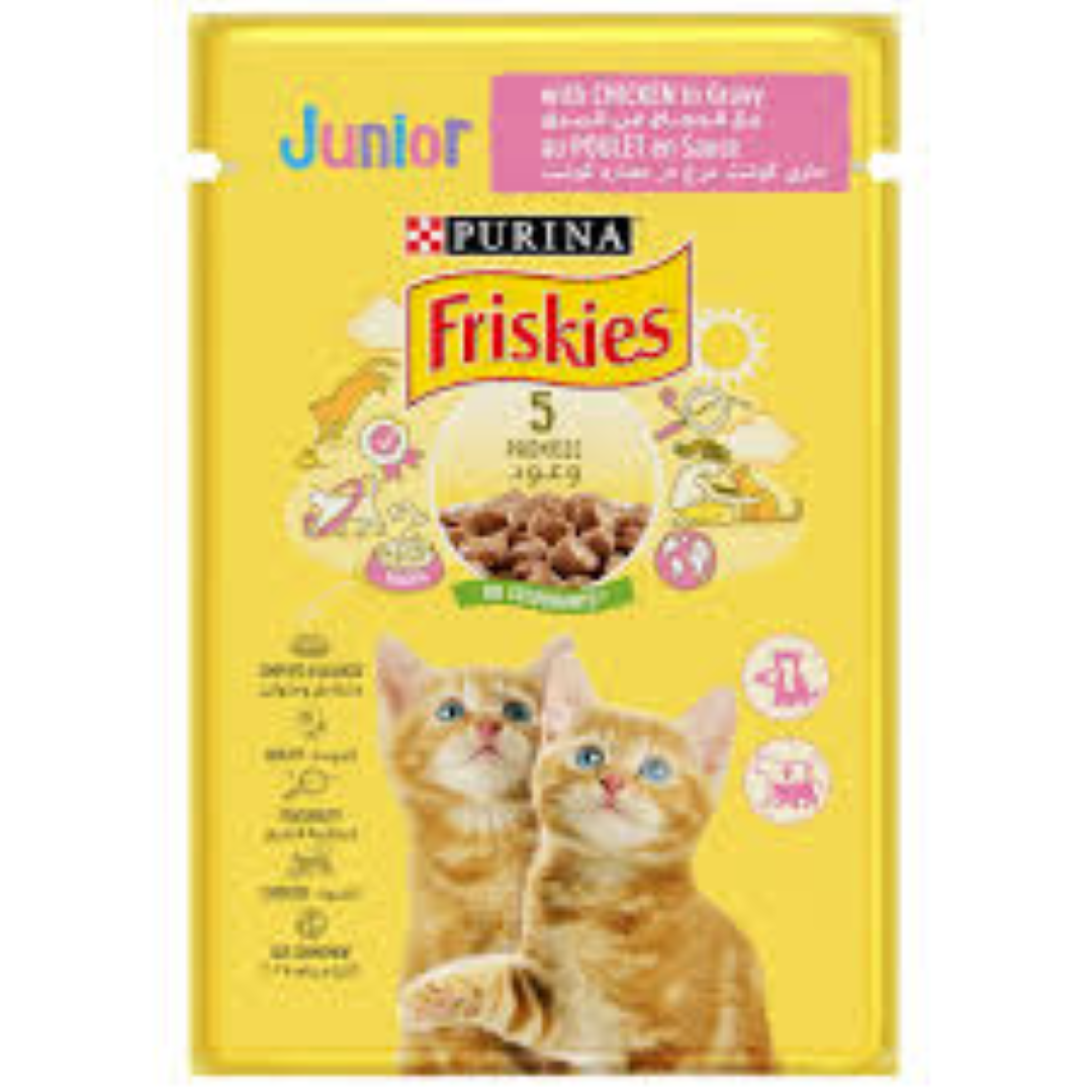 FRISKIE CAT JUNIOR CHICKEN 85G